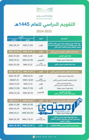 كم باقي على العطلة الصيفية المطولة 2025