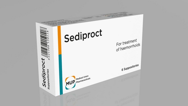 سيديبروكت (Sediproct) لتسكين آلام البواسير