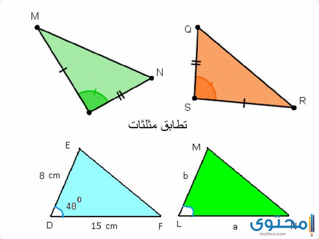 المثلثات المتشابهة