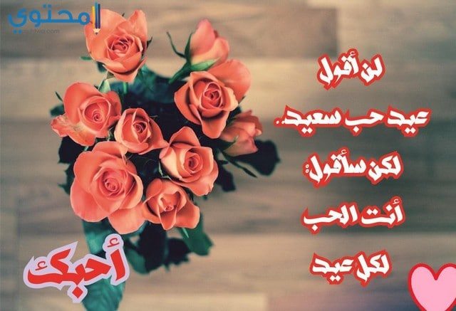 مسجات عيد حب فيس بوك