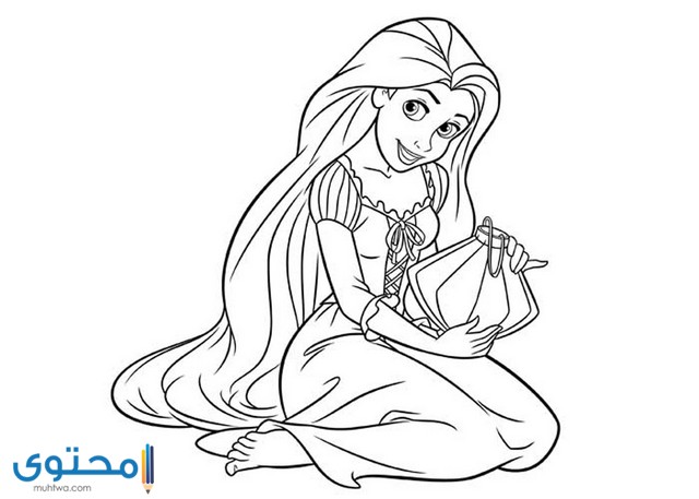 رسومات تلوين اطفال بنات